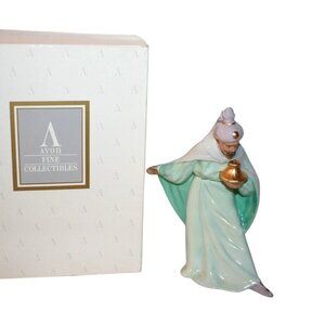 AVON Bethlehem Nativity Glazed Porcelain The Magi Gaspar 1993 vintage